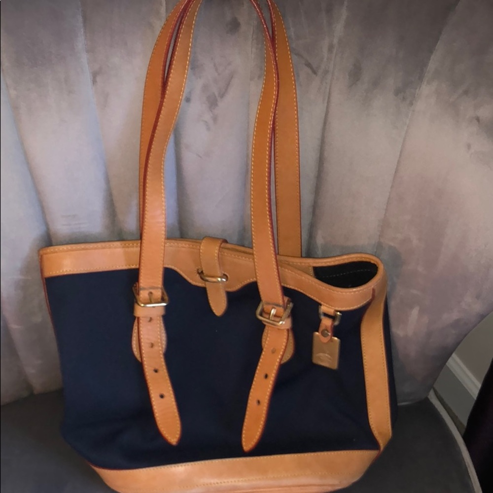 Dooney & Bourke Navy Cabriolet purse